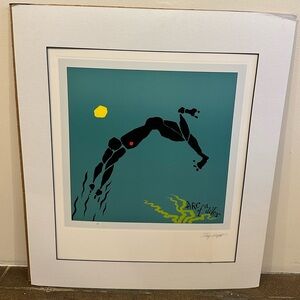 22x26 Steve Winwood ARC OF A DIVER Plate Signed Edition Art Print Lithograph